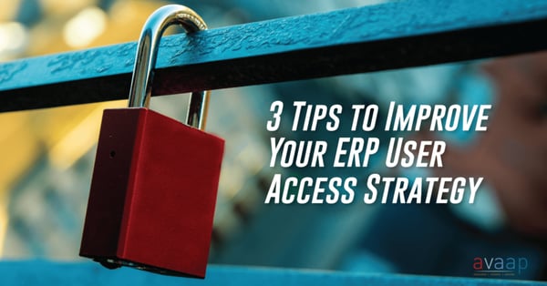 3 Tips to Improve Your ERP User Access Strategy